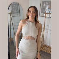 Vestido Corto De Verano Para Mujer Elegante Y Moderno Con Diseño Abierto Y Cintura Ajustada Vestido Sexy De Fiesta - details 5
