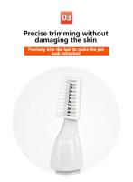 Perro Grooming Clippers Gato Y Pequeño Perro Clippers Bajo Ruido Eléctrico Pet Trimmer Patas Ojos Orejas Cara Cuidado Del Melo Del Perro - details 3