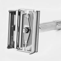 Afeitadora Manual Para Hombre Barbero Doble Final De Acero Inoxidable Cuchillas De Acero Inoxidable Para Barbero Con Cuchillas - details 4
