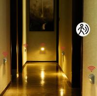 Lámpara de pared con sensor de movimiento, con inducción magnética del cuerpo humano, lámpara suave recargable conectable y de larga duración, adecuada para pasillos, escaleras y dormitorios. - details 3