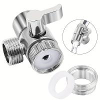 Adaptador De Interruptor De Grifo Universal Divertor De Agua Para Cocina Baño Ducha Inodoro Bidé Conector De Grifo - details 2