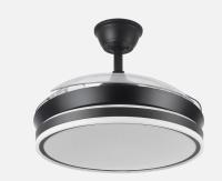 FABRILAMP Ventilador Dc Bayomo Negro 72w 6120lm 91d 3asp.desplegables 3000-4000-6000k Remoto, Temporizador, Memoria,Control de aire verano o invierno. Incluye 2 tijas y mandos ABRILA calidad de confianza - details 2