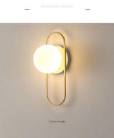 Lámpara De Pared LED De Vidrio Mate Con Interruptor De Enchufe Negro Y Oro G9 Para Pasillo Aisles Luz De Pared Moderna Para Cocina Comedor Dormitorio Foyer Estudio - details 23