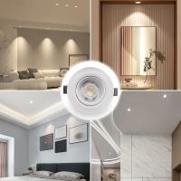 Spotlight LED De Techo Plano Luminosidad Ajustable 5W Luz Blanca Para Sala De Estar Dormitorio Pasillo Iluminación Interior - details 3