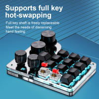 Teclado Mecánico Personalizable Bluetooth 5.0 RGB Para PS Gaming Keypad Macropad Para Tablet Teclado Numérico Sin Soporte Para Muñeca - details 2