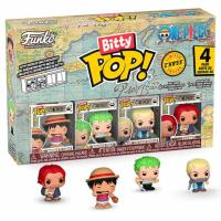 Funko Bitty Pop One Piece Pack X 2 Unidades Monkey D luffy + Roronoa Zoro + Axe-hand Morgan Shanks & Nami Arlong Nojiko Buggy The Clown Figura Coleccionable - details 3