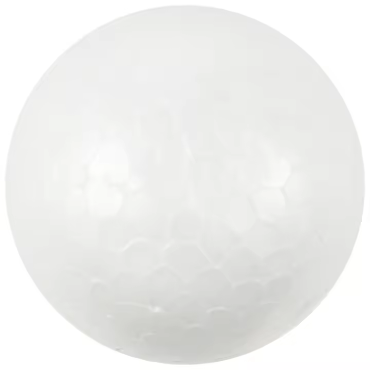 Esfera de bola de espuma de poliestireno para decoración navideña, artesanía de modelado, 6cm, blanco, 10 unidades - 1