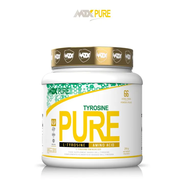 TYROSINE  by MTX PURE - Aminoácido L-Tirosina PREMIUM en polvo utilizado para mejorar la predisposición al esfuerzo físico - 1