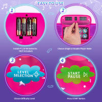 Tapete Educativo De Música Grande 90x90cm Para Niños Con Teclado De Luces Y 3 Modos De Juego Tapete De Baile Electrónico Infantil - details 12