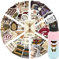 50pcs Pegatinas De Academia Oscuro Aesthetic Anime Para Laptop Cuaderno Teléfono Decoración Vintage PVC Impermeable Para Jóvenes De 14 Años Y Más - details 16