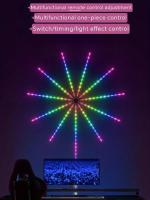 Tira De Luces LED Controlada Remotamente Con Efecto De Fuego RGB 5050 Sincronización De Música Para Decoración De Navidad Y Sala De Estar TV - details 3