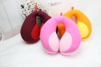 Almohada De Seguridad Para Niños En Coche U-Cuadrada De Peluche Soporte De Cabeza Para Viajes Almohada De Descanso Del Cuello Con Massaje Colorido - details 5