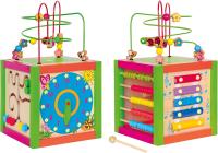 Cubo de Psicomotricidad Infantil de Madera | Juguete Educativo y Divertido | Actividades de Aprendizaje y Desarrollo Motor | Marca - details 1