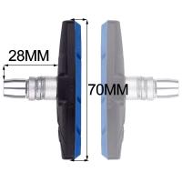 1Par De Frenos De Bicicleta Silenciosos Pads De Goma Universal Para Montaña Y Carretera V Brake Longevidad Alta Tamaño 70mm - details 1