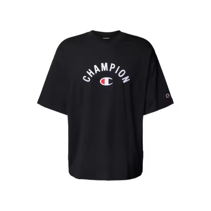 CAMISETA CHAMPION NEGRA EMBROIDERED LOGO T-SHAPE TEE - 1