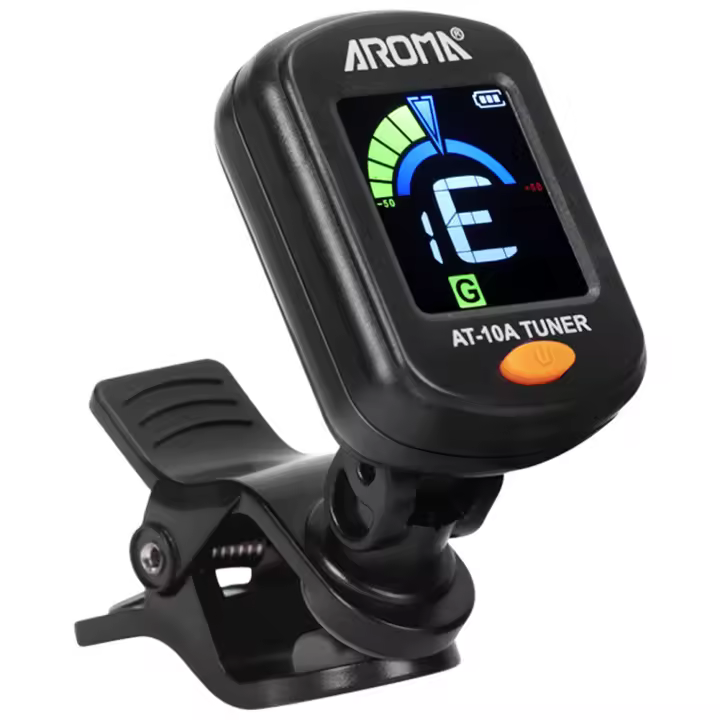 Afinador Digital Rotatable Y Plegable Para Guitarra Eléctrica Afinador Electrónico Para Baixo Ukulele Afinador Cromático Para Guitarra Accesorios De Guitarra - 1
