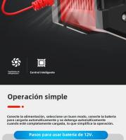 Cargador De Batería Automático Inteligente 20A/10A 12V/24V Para AGM GEL WET Ácido Plomo Carga Rápida Pulso Reparación Para Coche - details 22