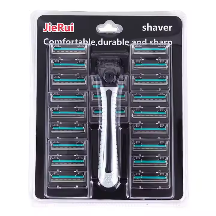 Cuchilla De Acero Inoxidable Doble Para Barbieros Manual Antiguo Cuchilla De Afeitar Para Hombres Cuchilla De Seguridad Para Barba Y Cara - 1