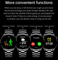Reloj Inteligente LIGE HD Pantalla De Acero Inoxidable Bluetooth Llamada Resistente Al Agua Deportivo Fitness Para Hombres Compatible Con Huawei - details 15