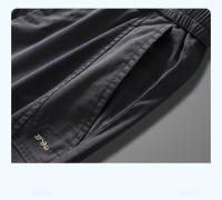 Pantalones Casuales Para Hombre De Seda Lyocell Elásticos Y Delgados Para Primavera Y Verano Pantalones Gris Negocios Con Cintura Media Y Bolsillos - details 11