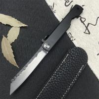 Cuchillo De Bolsillo Mini Higonokami Con Hoja De Acero Damasco Y Mango De Latón Para Camping Y Uso Táctico Multifuncional Herramienta De Mano - details 0