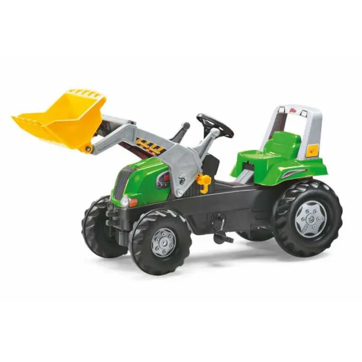Rolly Toys Rolly Junior RT Verde Correpasillos con Pala para Niños - Asiento Ajustable y Neumáticos de Susurro - 1