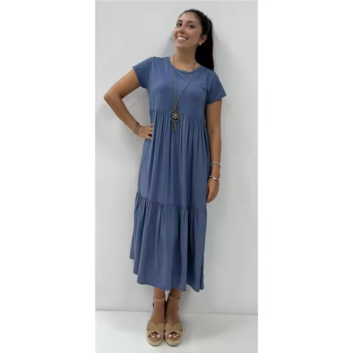 Vestido Janeth Azul - 1