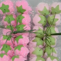 144pcs Flores De Terciopelo Mini Rosa Pe Para Boda Decoración De Hogar Scrapbooking DIY Coronas Artificiales Flores 2cm - details 1