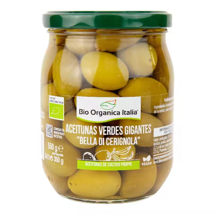 Aceituna Verde Gigante 550Gr. Bio - 1