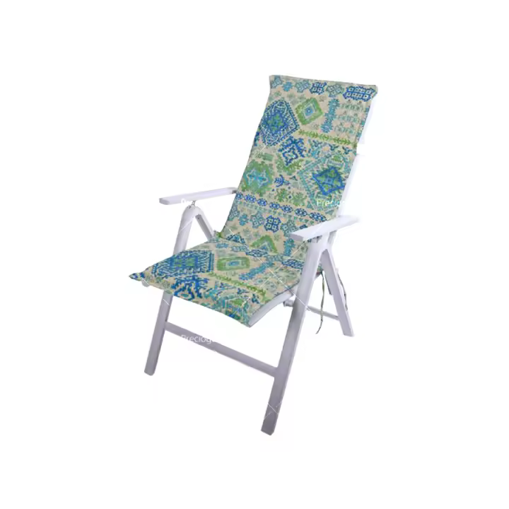 Esterilla de playa, con respaldo, acolchada, plegable, asas de hombro, sillón reclinable, 95 x 50 x 4 cm - 1