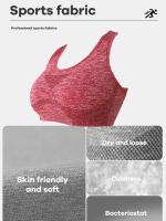 Soutien-gorge Push up Respirable Para Mujeres Deporte Running Yoga Fitness Transpirable Y Elástico Underwear Deportivo - details 1