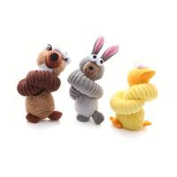 Juguete De Masticar Duradero Para Perros 1pc Diseño De Animales De Cuello Largo Juguete Suave De Peluche Con Sonido Squeaky Para Masticar Y Divertirse - details 8