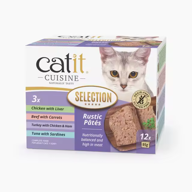 Catit Cuisine - Selección Pate para Gatos -  Pack Variado - 12 Ud - 1