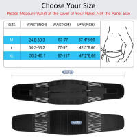 AOLIKES Almohadilla De Apoyo Para La Columna Lumbar Con 6 Apoyabrazos Antideslizante Orthopédica Cinturón Respirable Para Alivio Del Dolor De Espalda En El Gimnasio - details 1