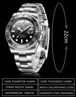 Reloj Métrico De Lujo LIGE Para Hombres Acero Inoxidable Impermeable Con Tourbillon Reloj Automático Militar De Moda Resistente Al Choque - details 2