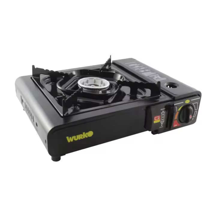 Cocina hornillo gas cartucho negra - 1