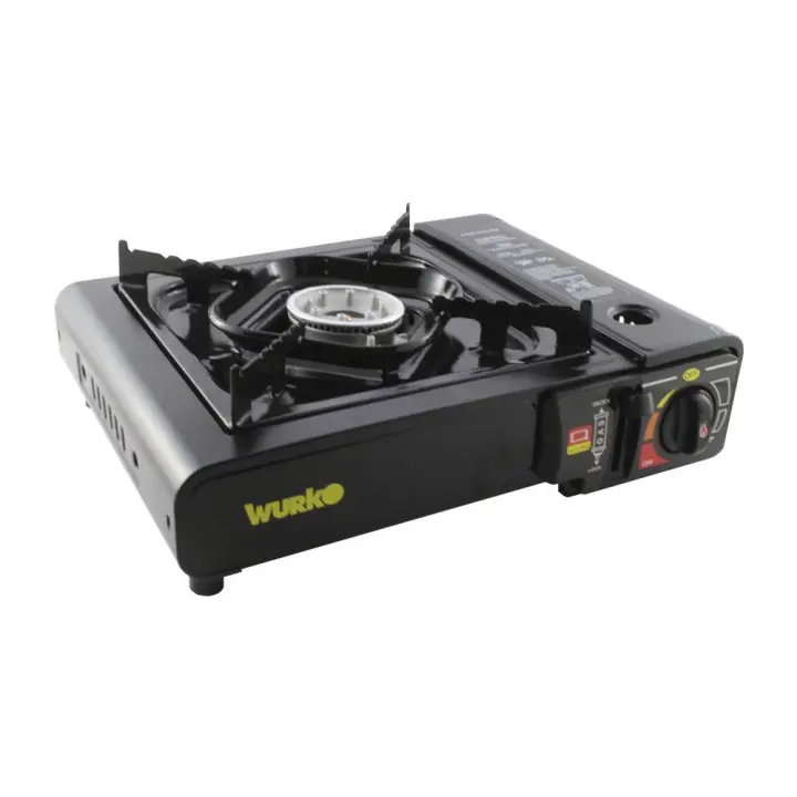 Cocina hornillo gas cartucho negra - 1