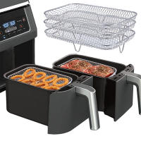 Rack De 3 Niveles Para Fritera Aire Aspirante Relleno De Alimentos Relleno De Alimentos Cocina Y Hornear Soporte De Olla Para Barbacoa Y Asador Utensilio De Cocina - details 8