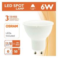 Dicroica LED 6W 100° GU10 - OSRAM CHIP DURIS E 2835 - details 1