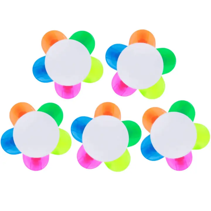Resaltadores de pétalos con forma de Flor, rotuladores de agua 5 en 1 - Set de Colores surtidos, ideal para escuela y oficina. - 1