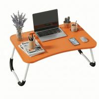 Mesa perezosa multifuncional, Mesa plegable portátil multifuncional de una pieza para cama, mesa de cama plegable portátil, escritorio de ordenador ajustable en altura con portavasos para cama y oficina - details 11