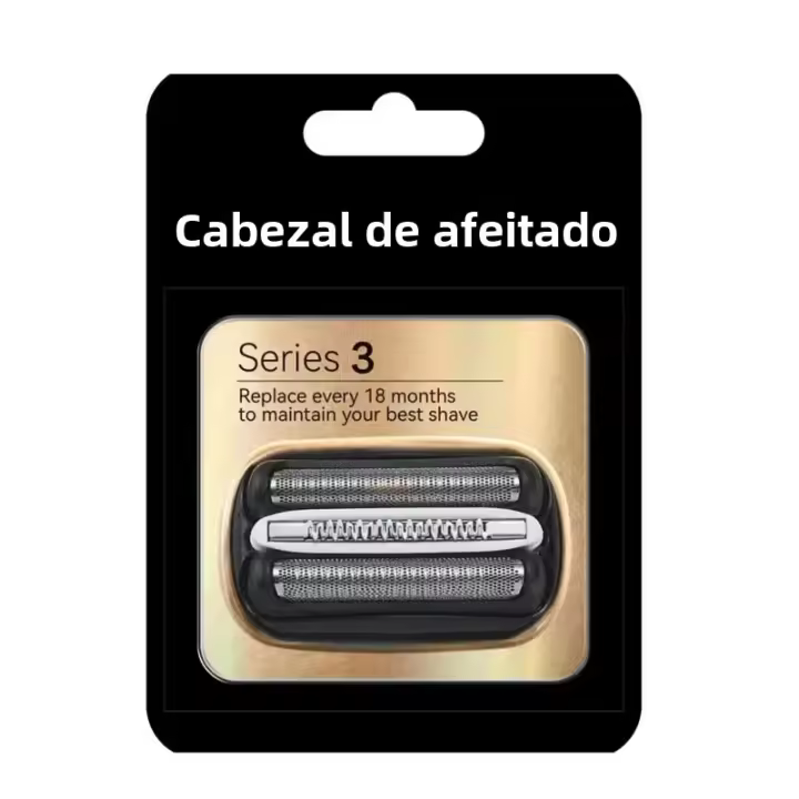 Cabeza De Repuesto 32S Serie 3 Para Afeitadora Braun S3 Compatible Con Modelos 3000s 310s 3040s 3050cc 3010s 3070cc 3080s 3090s 350cc-4 370cc-4 380s-4 3090cc - 1