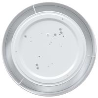 Lámparas de techo de vidaXL Montaje empotrado Blanco Ø 38 cm Tela E27 - details 2