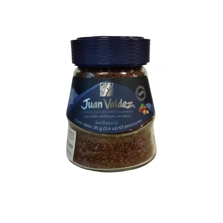 CAFE JUAN VALDEZ - CAFE COLOMBIANO - CON SABOR A AVELLANA - 95 G - 1