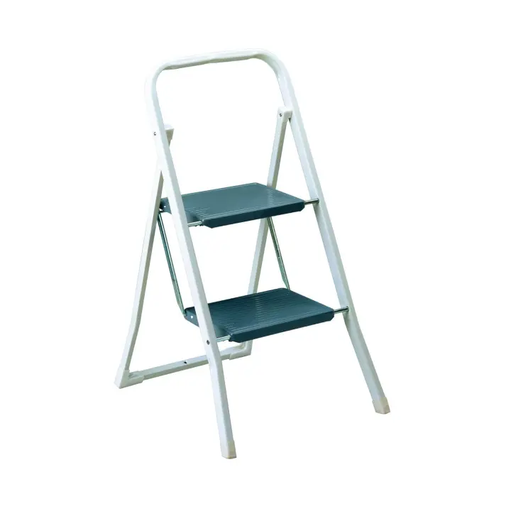 Rayen 0135 - Escalín con dos peldaños, escalera metálica plegable - 1