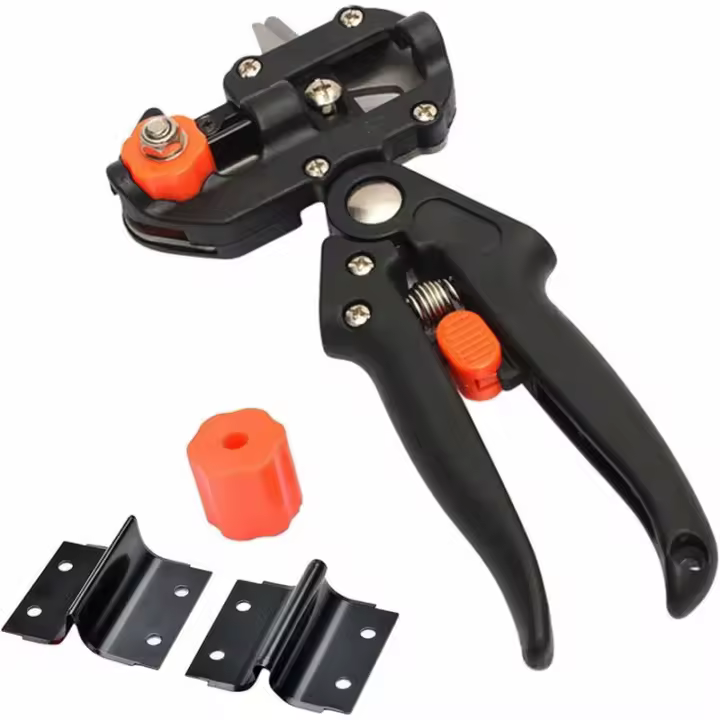 Tijeras de podar para injertos Herramientas de injerto de injerto Tijeras de podar profesionales Tijeras de podar Tijeras de injerto de árboles frutales (Color : Black) - 1
