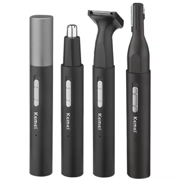 Kemei 6668 Pluma Multifuncional Para Hombres Y Mujeres Trimmer De Pelo Del Nariz Y Barba Eléctrico Tamaño De La Caja 17.5x10x5CM - 1