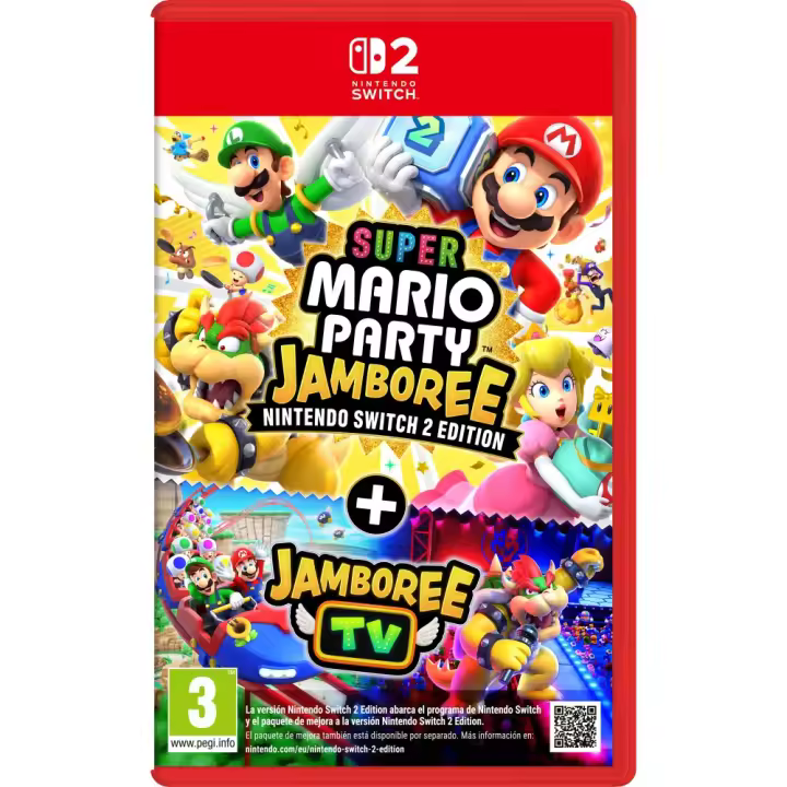SUPER MARIO PARTY JAMBOREE NINTENDO SWITCH 2 EDITION + JAMBOREE TV JUEGO FÍSICO PARA NINTENDO SWITCH2 VERSIÓN ESPAÑOLA - 1