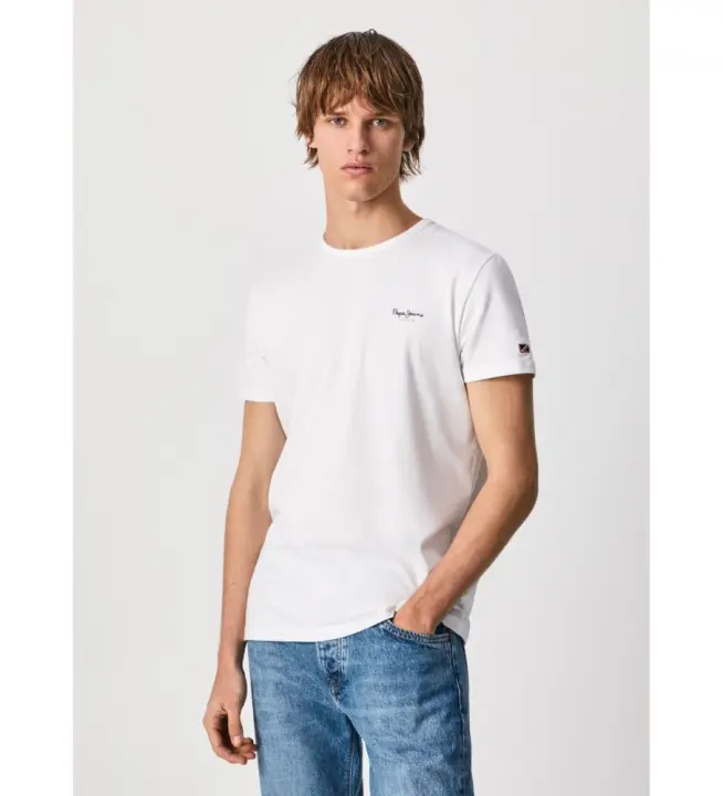 Pepe Jeans | Hombre | Camiseta Original Basic 3 N blanco - 1