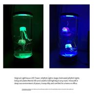 Lámpara De Medusa Joven 7 Colores LED Cambio De Color Para Decoración De Mesa De Dormitorio Luz Nocturna Del Océano Regalo De Cumpleaños Para Niños - details 11